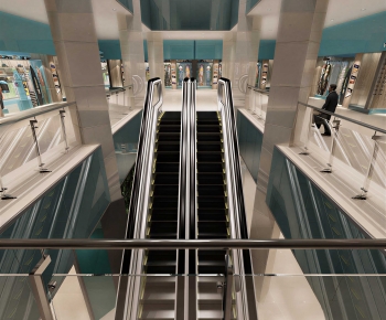 Modern Shopping Mall-ID:619836095