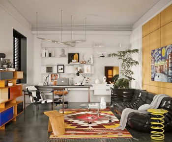 Modern A Living Room-ID:682717082