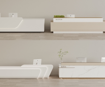 Modern Reception Desk-ID:641103031