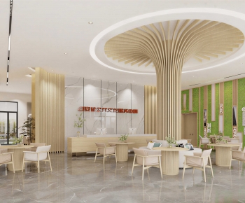 Modern Office Reception Desk-ID:601872921