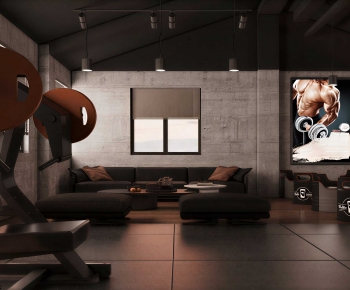 Industrial Style Gym-ID:284245011