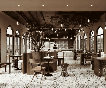 Industrial Style Cafe-ID:704494956