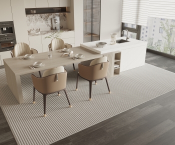 Modern Dining Table And Chairs-ID:756061172