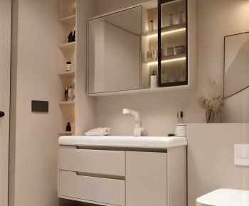 Modern Bathroom Cabinet-ID:637754924