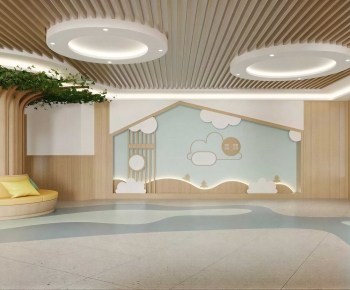 Modern Kindergarten Hall-ID:387599956
