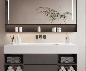 Modern Bathroom Cabinet-ID:141370064
