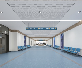 Modern Hospital Hall-ID:571749275