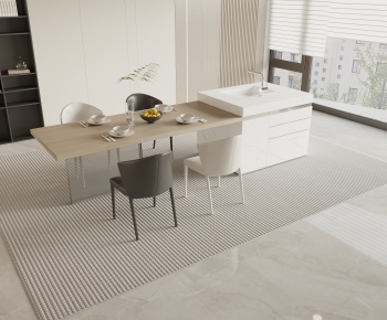 Modern Dining Table And Chairs-ID:357151997