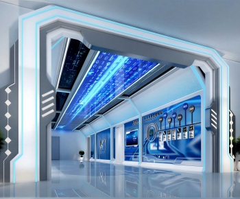 Modern Exhibition Hall-ID:372380022