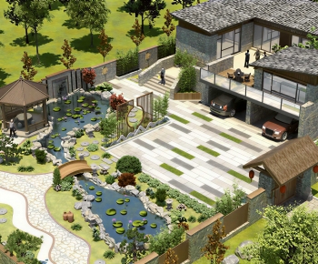 Modern Courtyard/landscape-ID:249830963