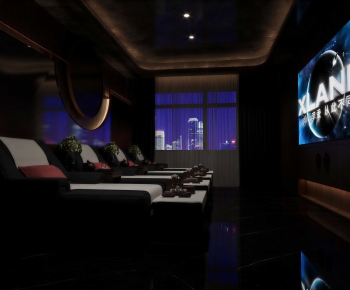 Simple European Style Audiovisual Room-ID:423708926