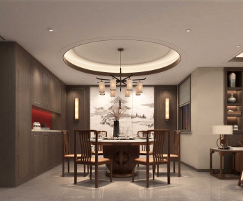 New Chinese Style Dining Room-ID:871587041
