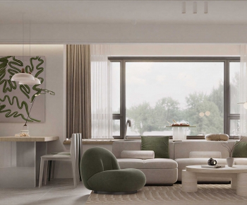 Modern A Living Room-ID:921885973