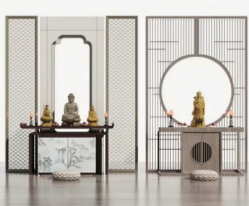New Chinese Style Buddhist Niche-ID:926052093
