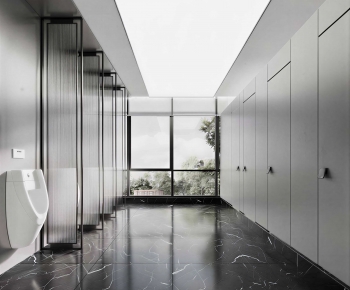 Modern Public Toilet-ID:560848956