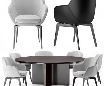 Modern Dining Table And Chairs-ID:749882941