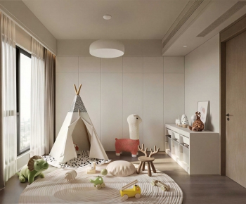 Modern Children's Room Activity Room-ID:577044961