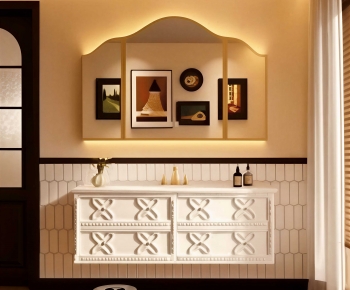 Modern Bathroom Cabinet-ID:571225889