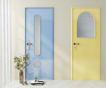 Modern Single Door-ID:259845025
