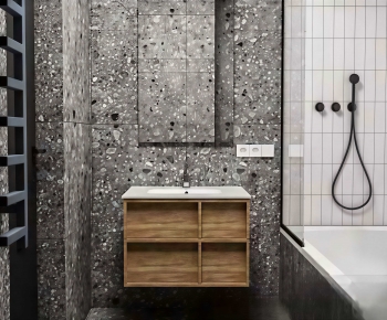 Modern Bathroom Cabinet-ID:372901074