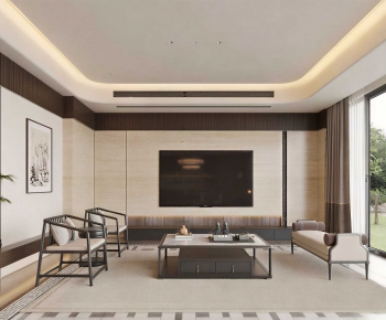 Modern A Living Room-ID:666260008