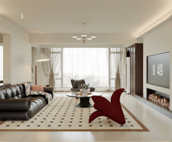 Modern A Living Room-ID:698872096