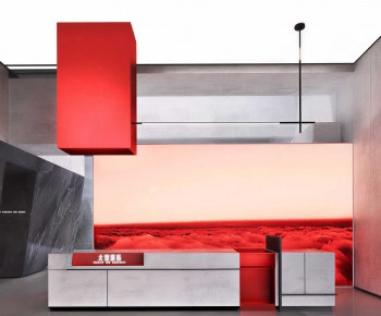 Modern Office Reception Desk-ID:703207029