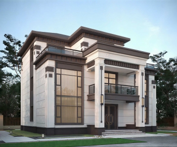 New Chinese Style Detached Villa-ID:139839897