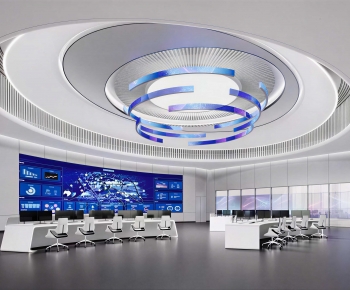 Modern Exhibition Hall-ID:725650856