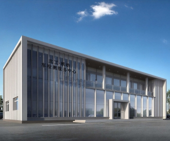 New Chinese Style Building Appearance-ID:390794042