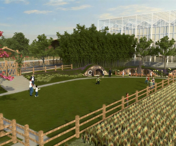 Modern Park Landscape-ID:386935953