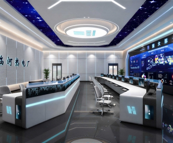 Modern Exhibition Hall-ID:675781014