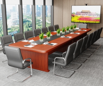 New Chinese Style Office Desk And Chair-ID:674496895