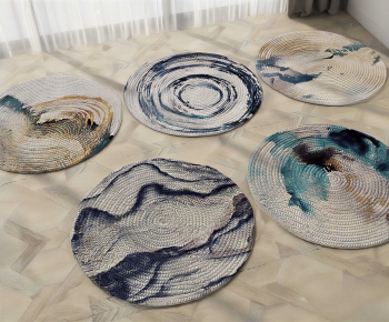 Modern Circular Carpet-ID:386750946