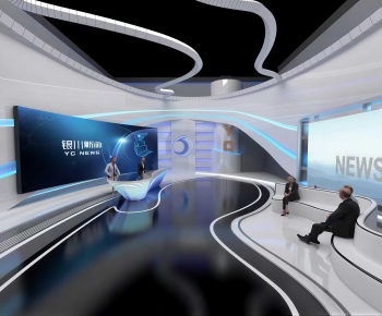 Modern Exhibition Hall-ID:754578116