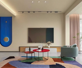 Modern A Living Room-ID:565208912