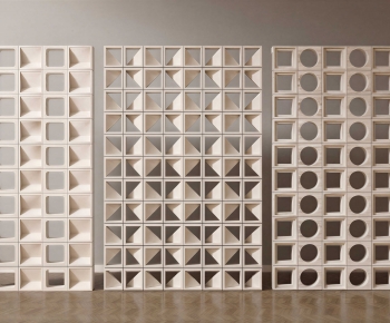 Modern Cement Brick Screen Partition-ID:339849954