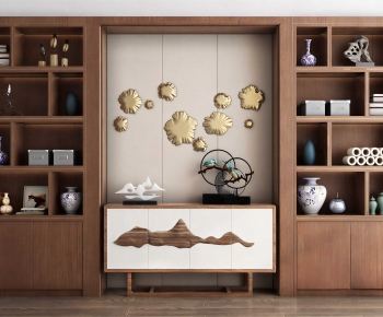 New Chinese Style Decorative Cabinet-ID:904443036