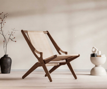 Wabi-sabi Style Lounge Chair-ID:594655042