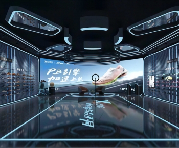 Modern Exhibition Hall-ID:330776936