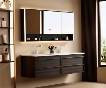 Modern Bathroom Cabinet-ID:161680948