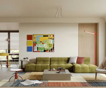 Modern A Living Room-ID:652719974