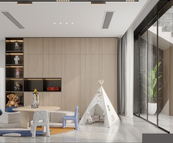 Modern Children's Room Activity Room-ID:906264073