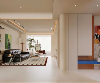 Modern A Living Room-ID:718287945