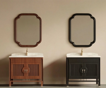 New Chinese Style Bathroom Cabinet-ID:448010921