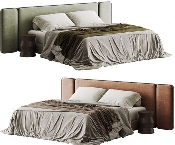 Modern Double Bed-ID:219474082