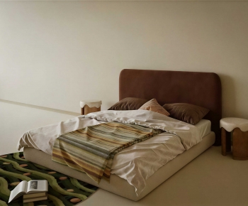 Modern Double Bed-ID:190505988