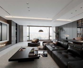 Modern A Living Room-ID:224087007