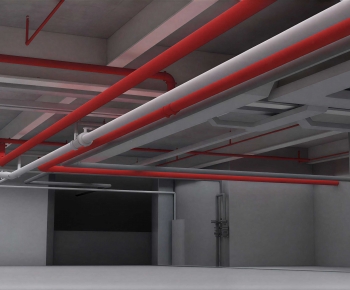 Industrial Style Suspended Ceiling-ID:341769939