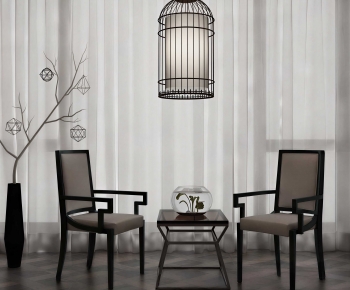New Chinese Style Lounge Chair-ID:265892031